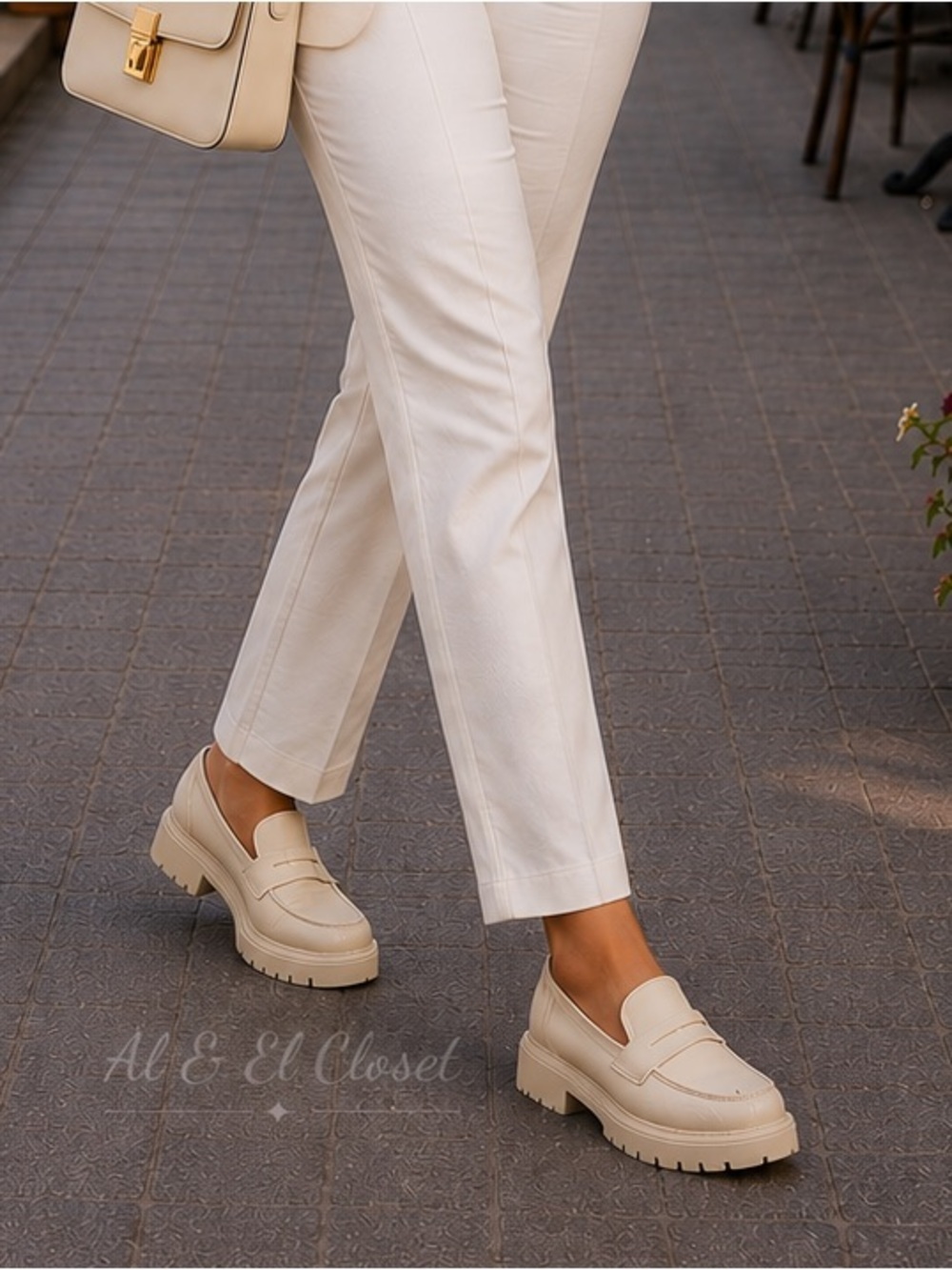 Beautiisoles by Robyn Shreiber Freddie Loafers Women’s 12 Off White Leather NIB